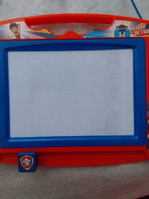 Μαγνητικός πίνακας ζωγραφικής Paw Patrol μεταχειρισμένος με στυλό και σφραγίδες
