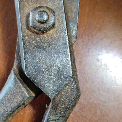 Vintage F.Klein Solingen Tailor Scissors 23 cm used, carbon steel