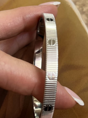 Bracelet stainless steel silver tone new