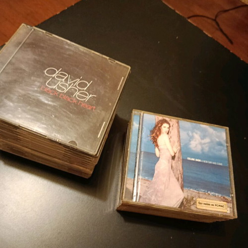 Pop CD collection used, 19 singles and 7 albums