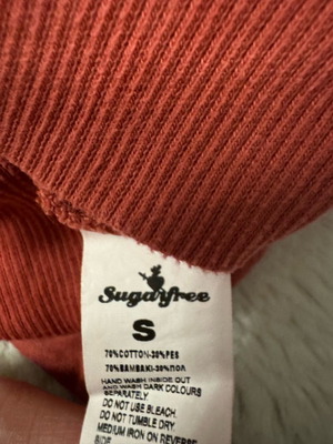 SugarFree blouse size S used with puffed sleeves
