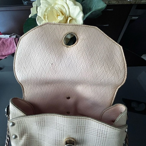 Elizabeth George crossbody bag beige used, summer style