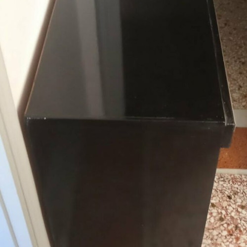 Wooden cabinet black lacquer like new