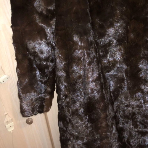 Coat of natural astrakhan fur like new, brand ΧΑΡΗΣ Furs