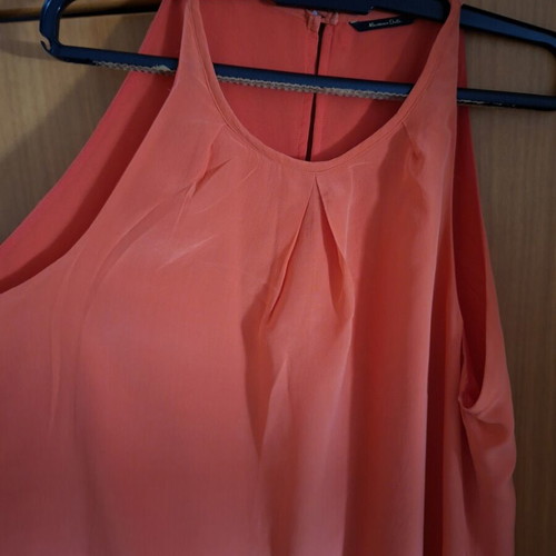 Massimo Dutti coral dress Medium like new, lined, knee-length