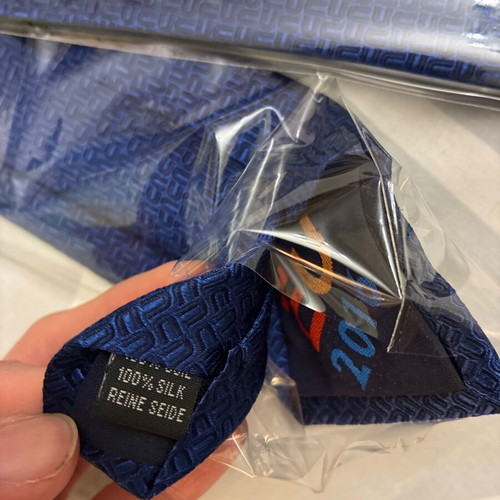 Silk tie presidency of Spain new, blue