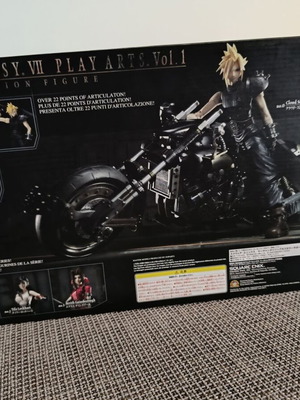 Final Fantasy VII Play Arts Vol.1 Cloud Strife & Hardy Daytona Action Figure like new