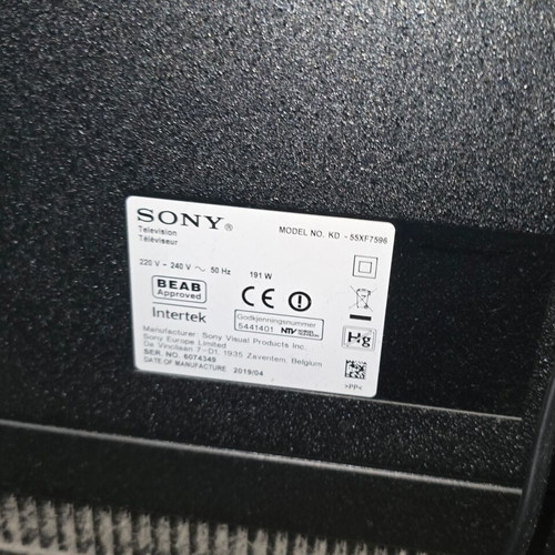 Sony Bravia KD-55XF7596 55-inch smart TV like new