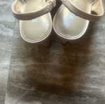 Zara beige sandals size 37, 9 cm heel