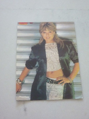 Samantha Fox / Modern Talking collectible double poster used from Manina magazine