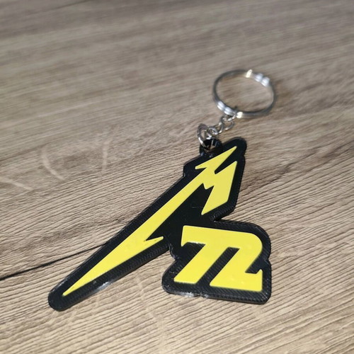 Metallica M72 World Tour keychain new, handmade 3D printed