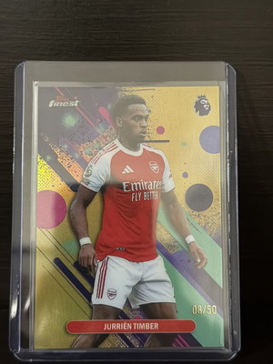 Topps Finest PL2026 Jurrien Timber Gold Refractor card new