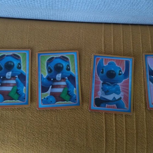 Stitch figures and cards like new