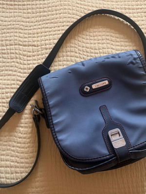 Samsonite vintage shoulder bag used, black and gray