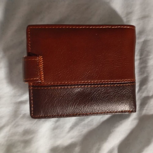 Vera Pelle wallets used, pack of 2, brown and purple
