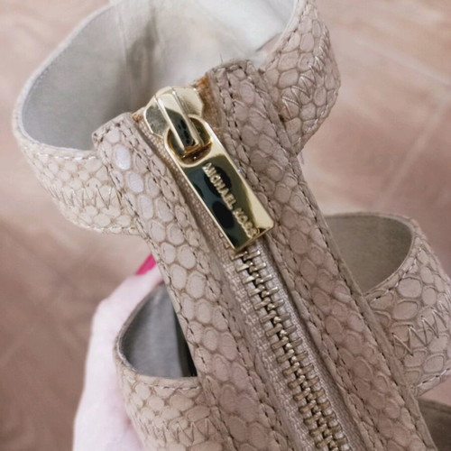 Michael Kors sandals used, leather, 8cm heel, size 38.5