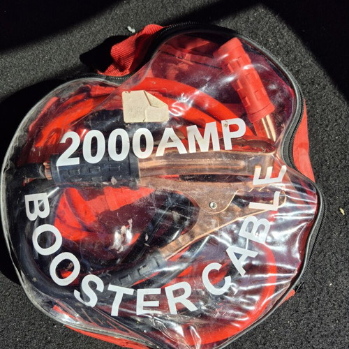 Car Battery Booster Cables 2000Amp 2.5m like new