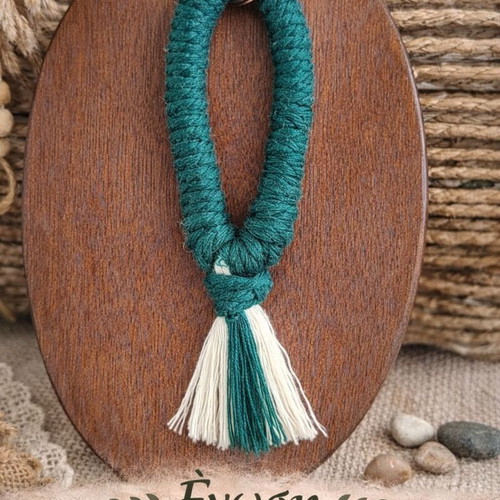 Macrame Keychain Handmade from Union Series Multicolor Made to Order