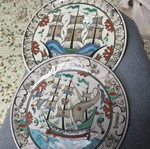 Ceramic plates Ikaro like new