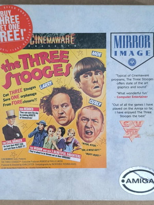 The Three Stooges (Mirror Image) Amiga like new, complete in box