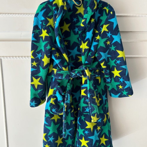 Children's fleece bathrobe 4-6 years like new, Mothercare