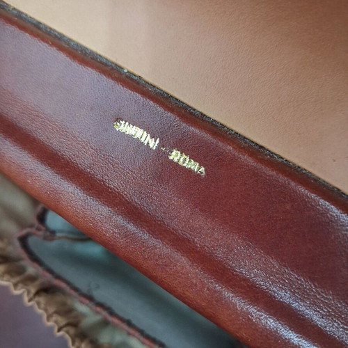 Vintage leather bag Sintini Roma medical or barber like new