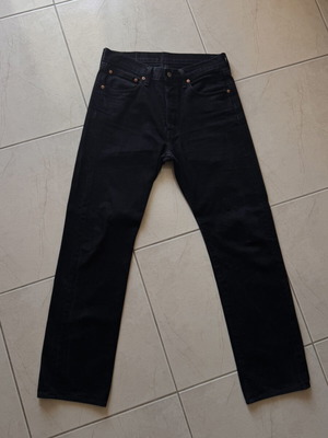 Levi's 501 τζιν σε μαύρο χρώμα, W32 L32