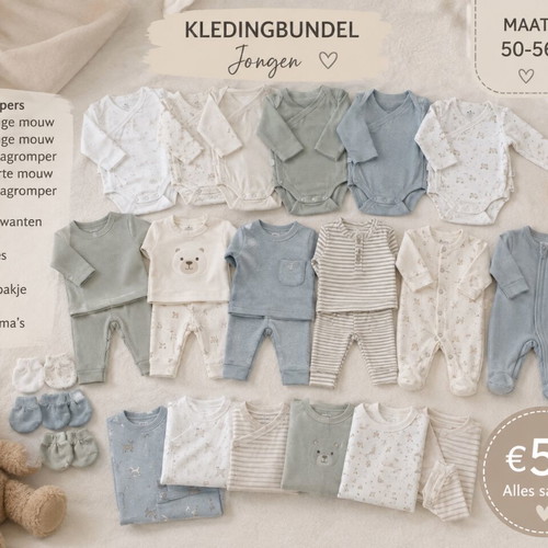 Baby clothing bundle for boys size 50-56