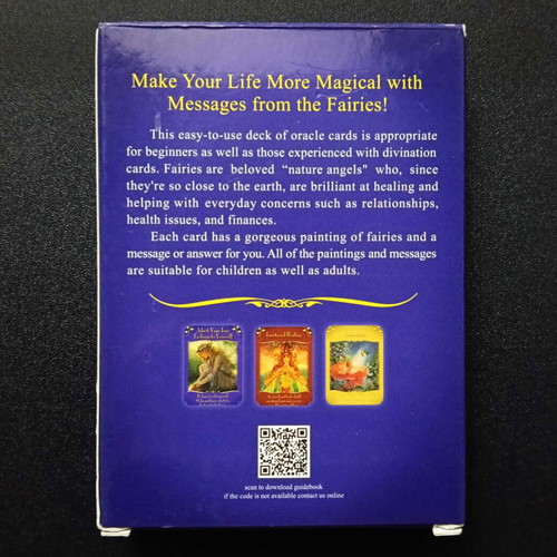 Magical Messages from the Fairies Oracle Cards deck like new, 40 cards