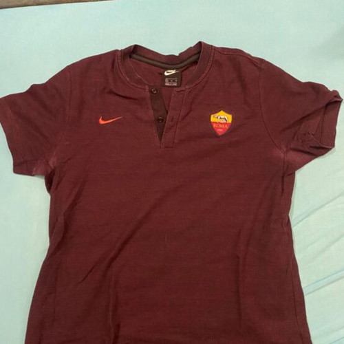 Tshirt As Roma polo shirt like new, authentic, XL