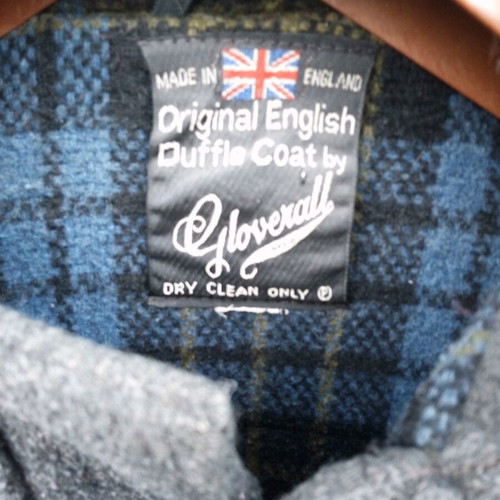 Gloverall Montgomery coat used, grey, unisex, vintage