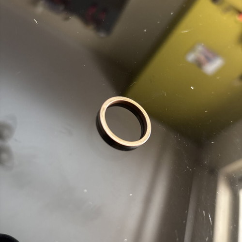 Wedding ring used, 19mm diameter, 3mm thickness