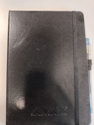 Avax notebook σημειωματάριο και 3 μολύβια καινούργιο συλλεκτικό