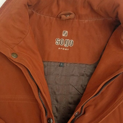 Sogo men's jacket used, orange, size L