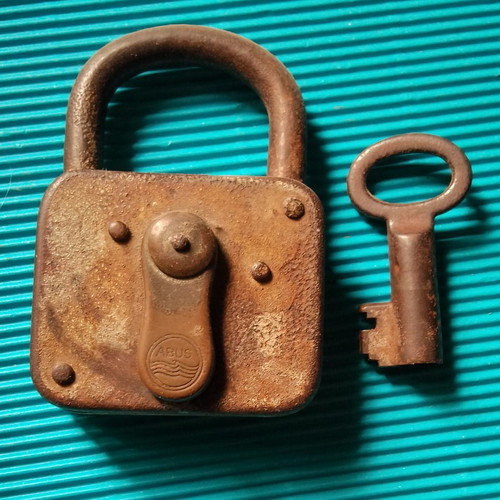 Abus padlock, old