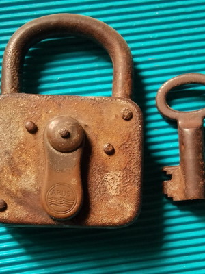Abus padlock, old