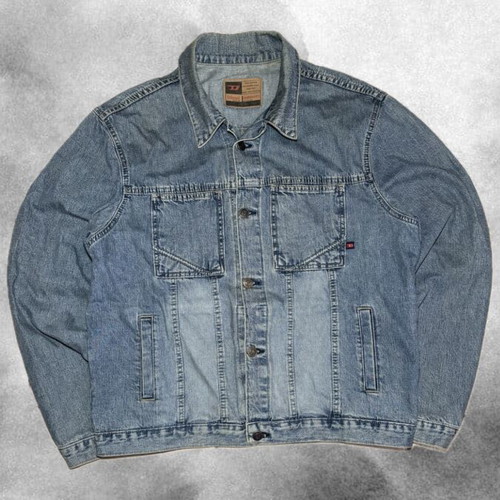 Diesel Denim Jacket like new, light blue vintage wash, classic fit