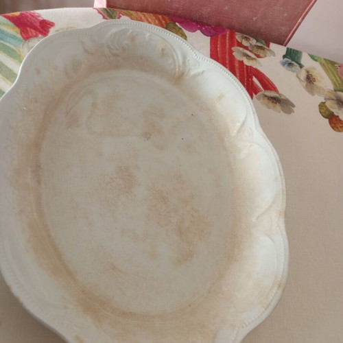 Vintage serving platters used, set of three from Aegean island