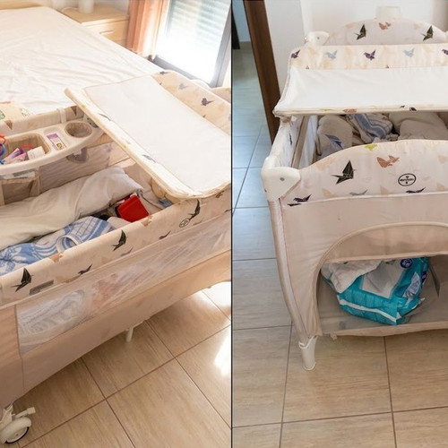 Chipolino Bella playpen with second level for infant
