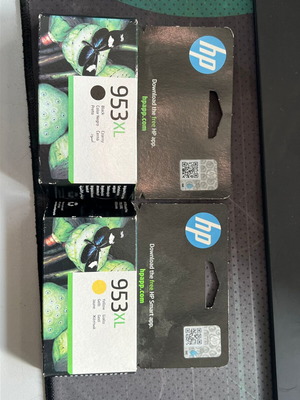 HP 953XL Γνήσια Μελάνια Εκτυπωτή Μαύρο και Κίτρινο Καινούργια