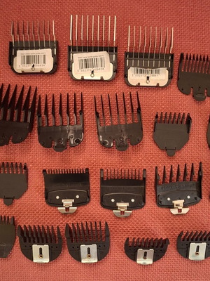 Clipper combs for Wahl, Oster and similar hair clippers