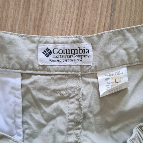Columbia Y2K cargo pants new, size 50 Large, white-beige