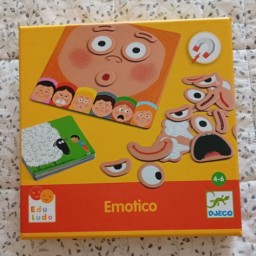 Djeco Emotico board game like new, emotions for ages 4-6