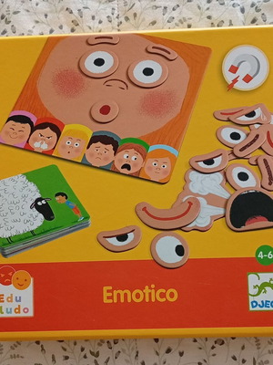 Djeco Emotico board game like new, emotions for ages 4-6