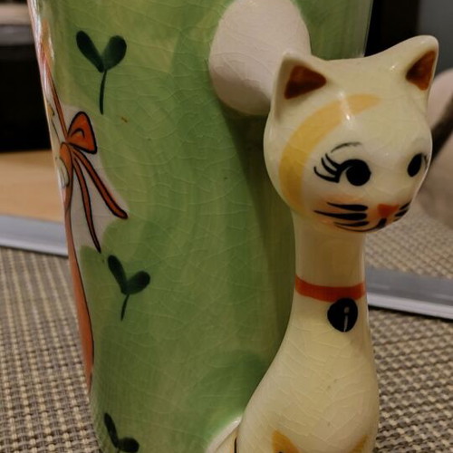 Large mugs used with cat and cow handles