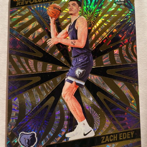 Zach Edey 2024-25 Panini Revolution Fireworks RC card like new