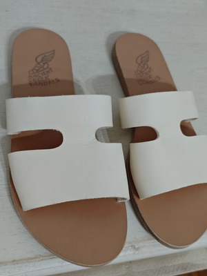 Ancient Greek Sandals κρεμ χρώμα σαν καινούργιο