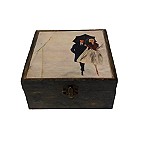  Ξύλινο κουτί αποθήκευσης vintage ΖΕΥΓΑΡΙ