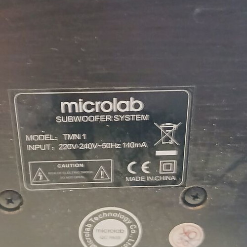 Microlab TMN1 2.1 speaker system with subwoofer