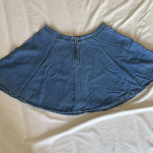 Pull & Bear blue denim skirt, size M